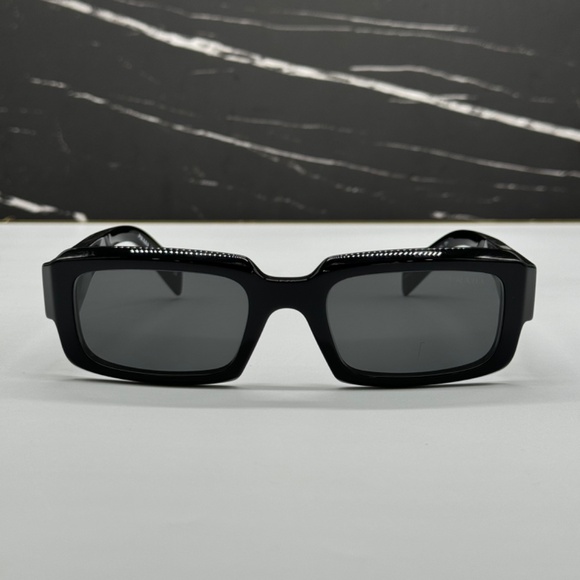 NEW SPR 27Z 16K08Z PRADA BLACK SQUARE PR27ZS 16K08Z UNISEX SUNGLASSES PR 27ZS - Picture 4 of 11